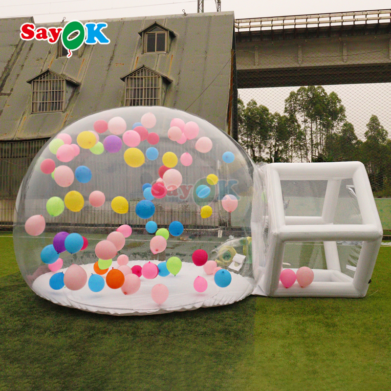 portable inflatable bubble house for event